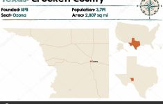 Crockett Texas Map