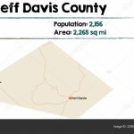 Detailed Map Jeff Davis County Texas Usa — Stock Vector © Malachy666   Fort Davis Texas Map