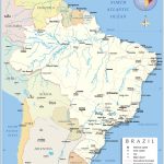 Detailed Map Of Brazil   Nations Online Project   Free Printable Map Of Brazil