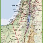 Detailed Map Of Israel With Cities   Free Printable Map Of Israel