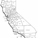 Details About California State Map W/ Counties Glossy Poster Picture   California Map With County Lines
