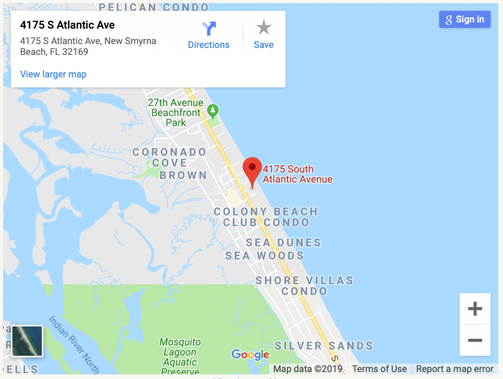 Directions To New Smyrna Beach Fl Castle Reef Condominium Rentals New Smyrna Beach Florida Map 
