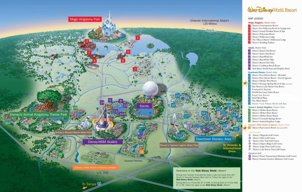 Disney World Florida Map | Dehazelmuis - Disney Springs Florida Map