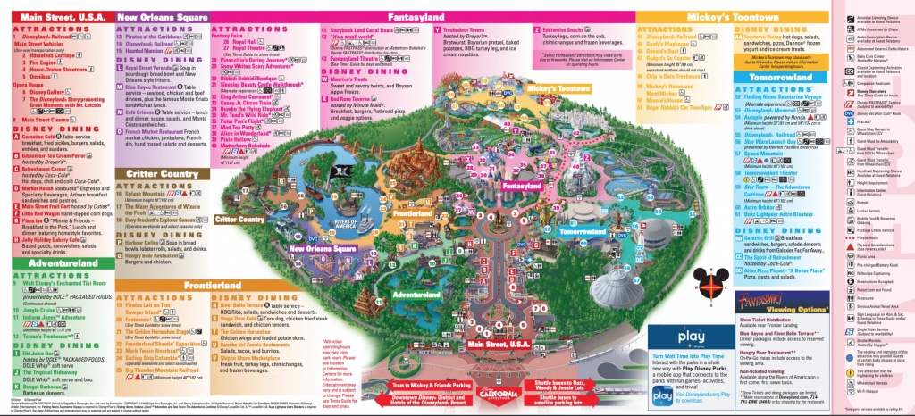 Disneyland Theme Parks Disneyland Park California Adventure Disney California Map 