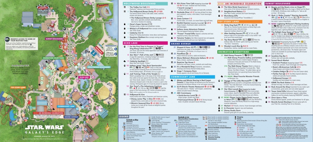 Disney&amp;#039;s Hollywood Studios Map At Walt Disney World - Toy Story Land Florida Map