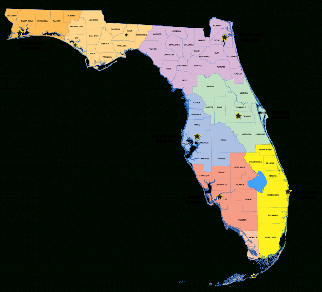 Central Florida County Map - United States Map