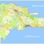 Dominican Republic Map Extra Detailed 01 Printable, Exact Vector   Printable Map Of Dominican Republic