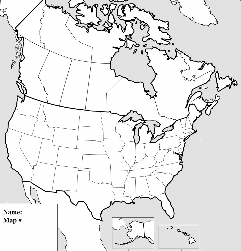 Download United States And Canada Map Major Tourist Attractions Maps - Blank Us And Canada Map Printable