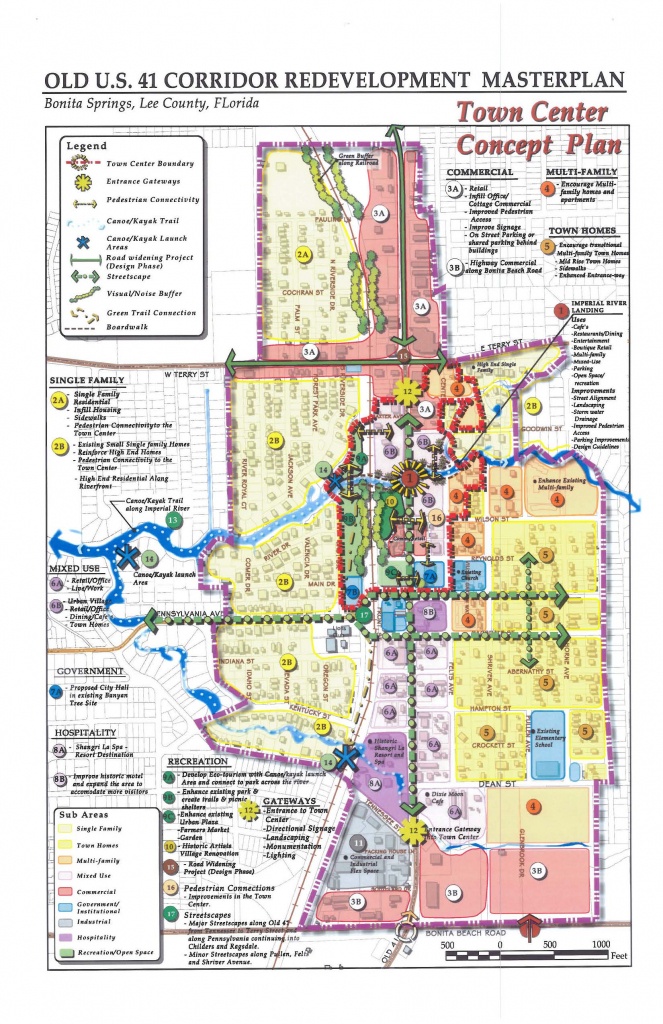 Downtown Bonita Springs Redevelopment Plan - Map Of Bonita Springs And Naples Florida