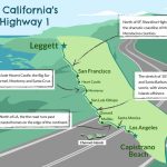 Driving California's Scenic Highway One   Route 1 California Map