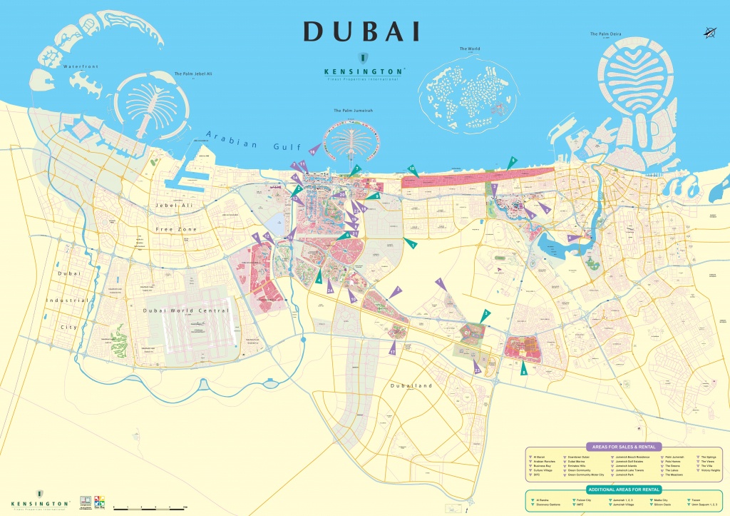 Dubai City Map - Printable Map Of Dubai