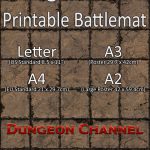 Dungeon Tiles Printable Battlemat Channel Drivethrurpg | Dungeons   Printable D&amp;d Map Tiles