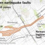Earthquake Fault Maps For Beverly Hills, Santa Monica And Other   Culver City California Map