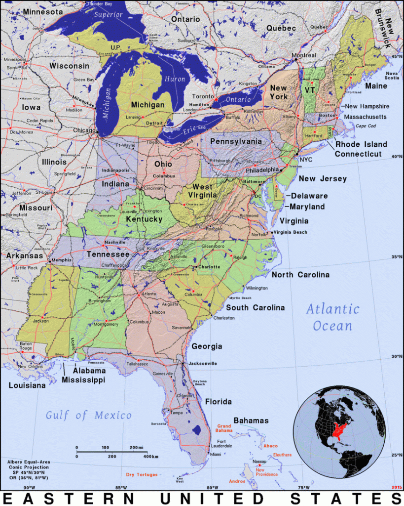 map of eastern us        <h3 class=