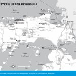 Eastern Up Vintage Upper Peninsula Of Michigan Map   Diamant Ltd   Printable Upper Peninsula Map