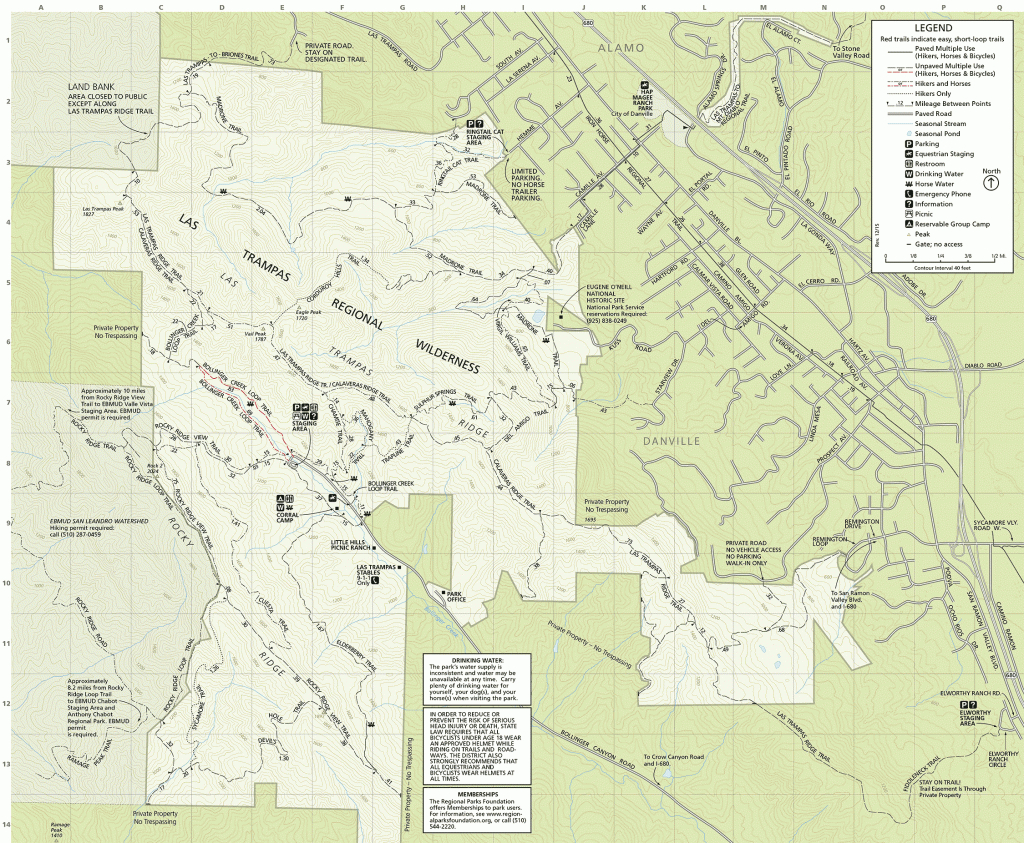 Ebrpd - Las Trampas - California Wilderness Map