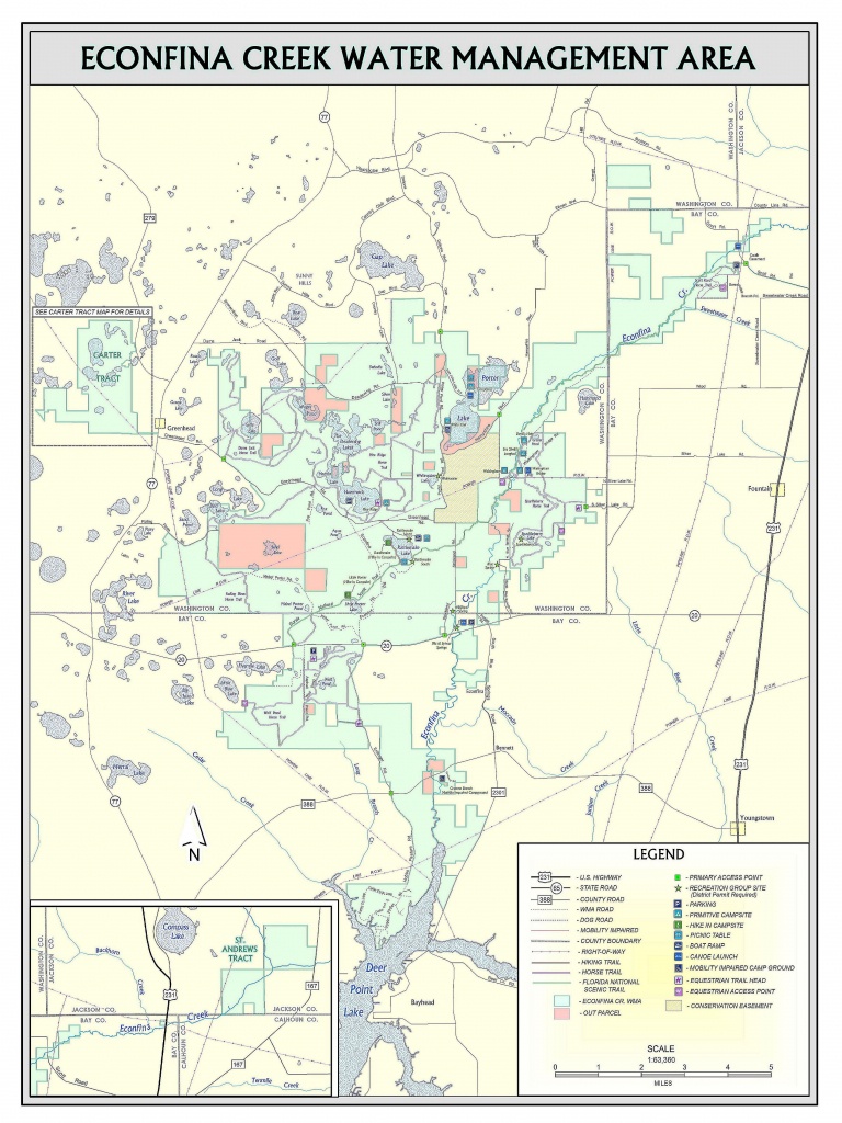 Econfina Creek | Northwest Florida Water Management District - Northwest Florida Water Management District Map