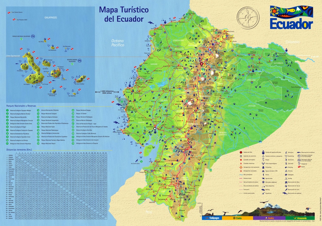 Ecuador Maps | Printable Maps Of Ecuador For Download - Printable Map Of Ecuador