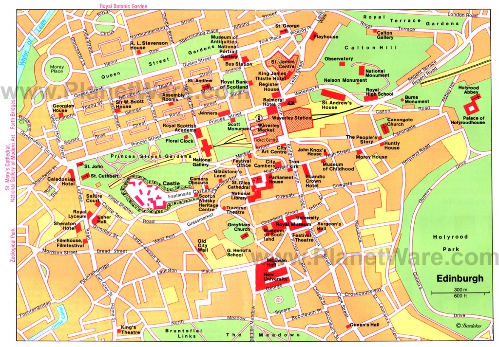 Edinburgh Map - Detailed City And Metro Maps Of Edinburgh For - Printable Map Of Edinburgh
