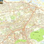 Edinburgh Offline Street Map, Including Edinburgh Castle, Royal Mile   Printable Map Of Edinburgh