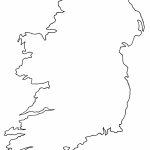 Empty Map Of Ireland   Printable Blank Map Of Ireland