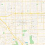 Empty Vector Map Of Chino, California, Usa | Maps Vector Downloads   Chino California Map