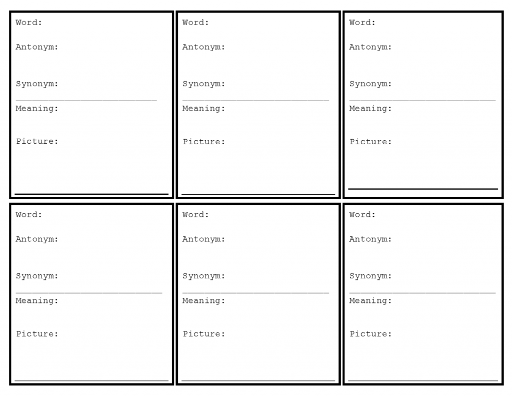 Englishlinx | Vocabulary Worksheets - Vocabulary Maps Printable Free