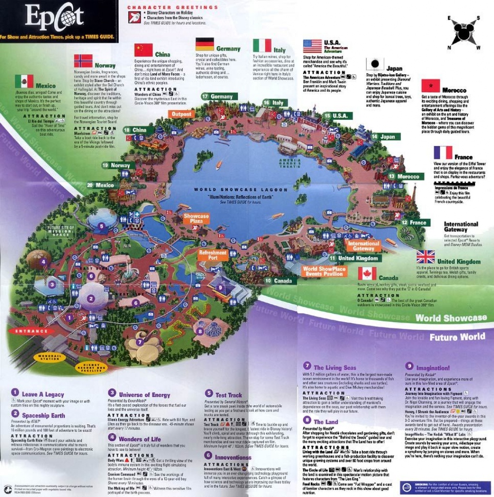 Epcot 2003 | Disney Maps In 2019 | Epcot Map, Disney Map, Epcot - Epcot Florida Map