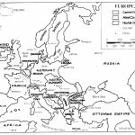 Europe 1914 World War 1 Outline Map | Teacherlink.edu.educlick   Blank Map Of Europe 1914 Printable