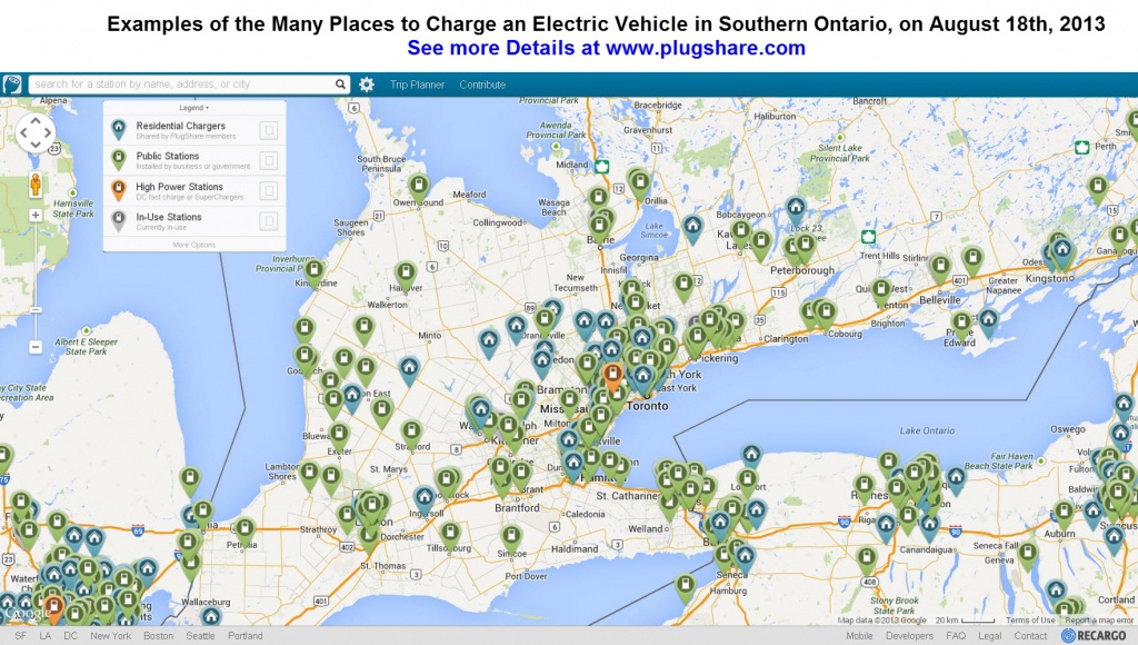 Ev Charging Maps - Dc Fast Charging Stations California Map