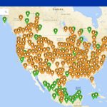 Evolution & Current State Of Public Ev Charging In Usa | Cleantechnica   Dc Fast Charging Stations California Map