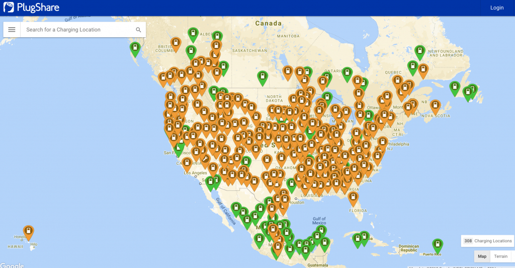 Evolution &amp;amp; Current State Of Public Ev Charging In Usa | Cleantechnica - Ev Charging Stations California Map
