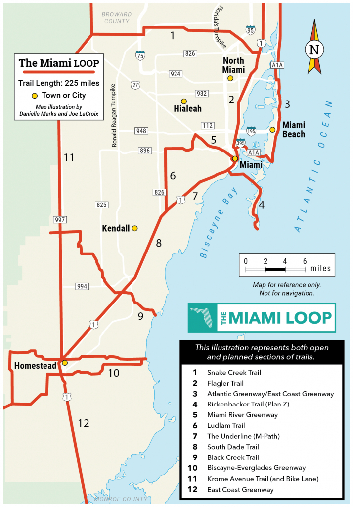 Explore The Loop | Miami Loop | Rails-To-Trails Conservancy - Rails To Trails Florida Map