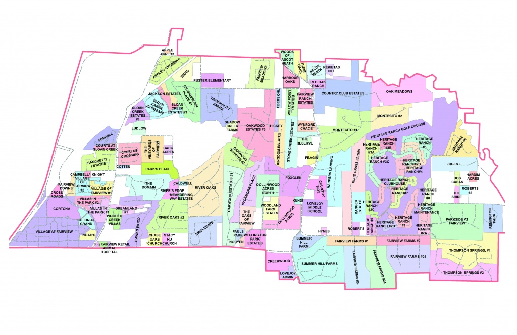 Fairview Maps - Fairview Texas Map