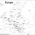 Fdbdfdccaebdc Large Map Of Black And White Europe Map | Peta   Printable Black And White Map Of Europe
