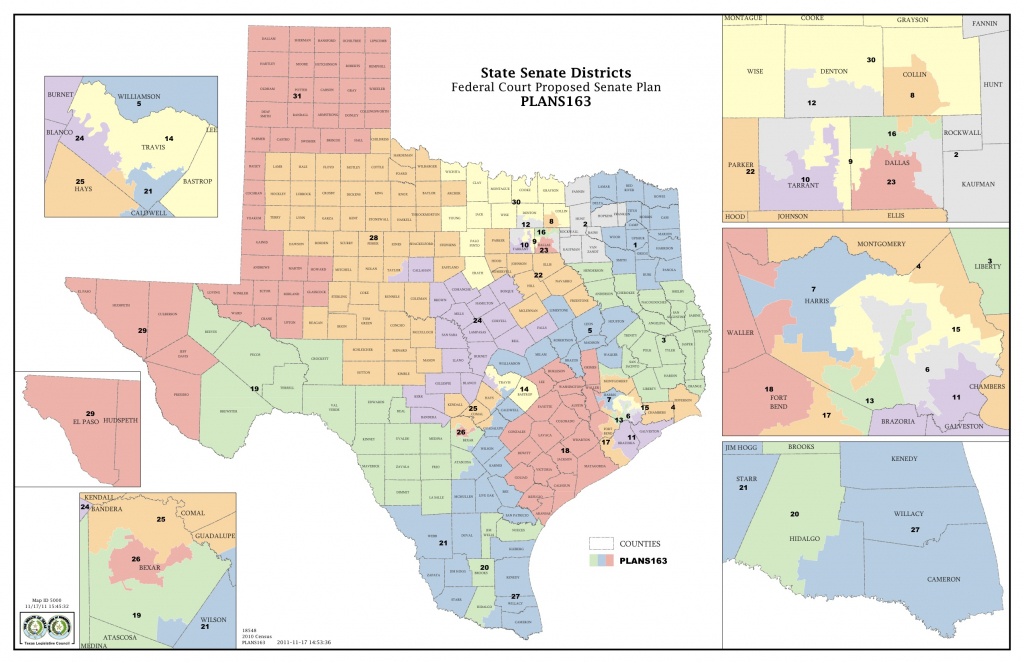 Federal Judges Propose Maps For Texas Legislative Races | The Texas - Texas State District Map