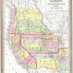 File:1853 Mitchell Map Of California, Oregon, Washington, Utah ^ New   Map Of Oregon And California