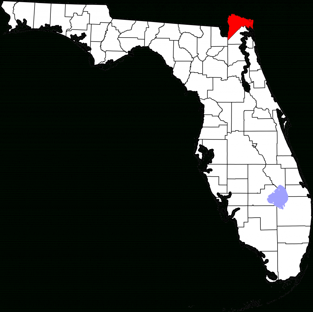 Filemap Of Florida Highlighting Nassau County Svg Wikipedia Yulee Florida Map 