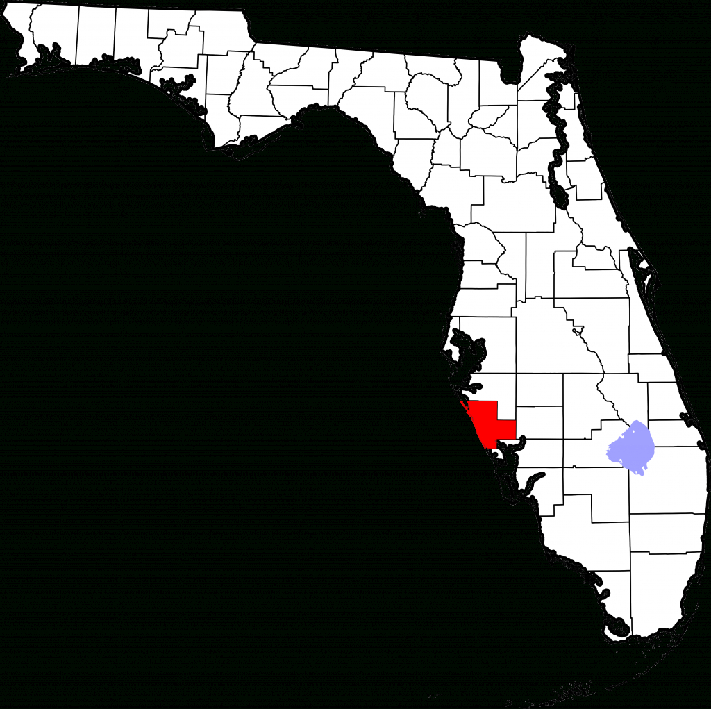 File:map Of Florida Highlighting Sarasota County.svg - Wikipedia - Osprey Florida Map