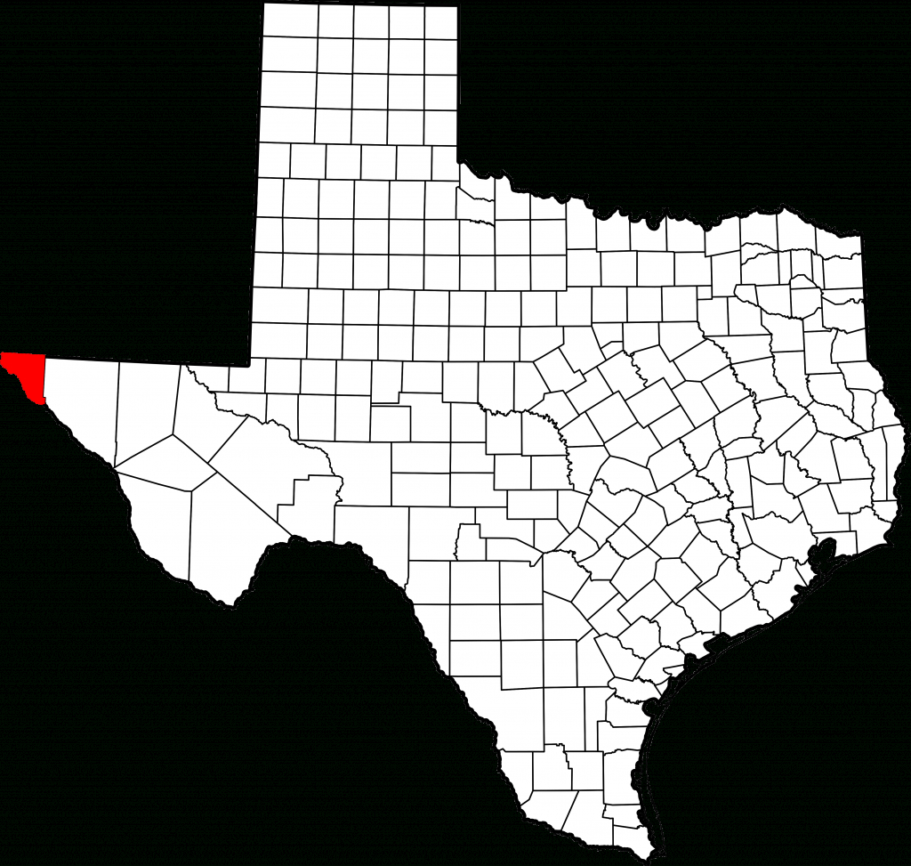 File:map Of Texas Highlighting El Paso County.svg - Wikipedia - Where Is El Paso Texas On The Map