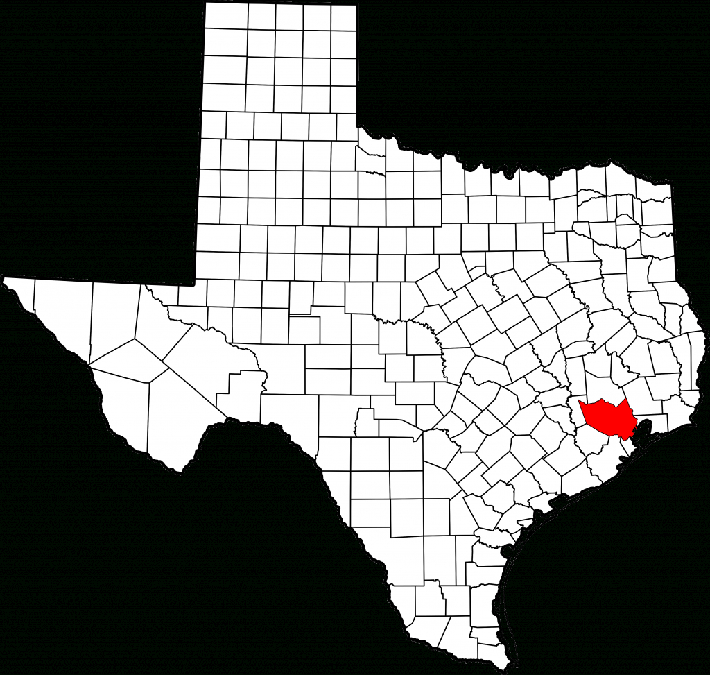 File:map Of Texas Highlighting Harris County.svg - Wikimedia Commons - Harris County Texas Map