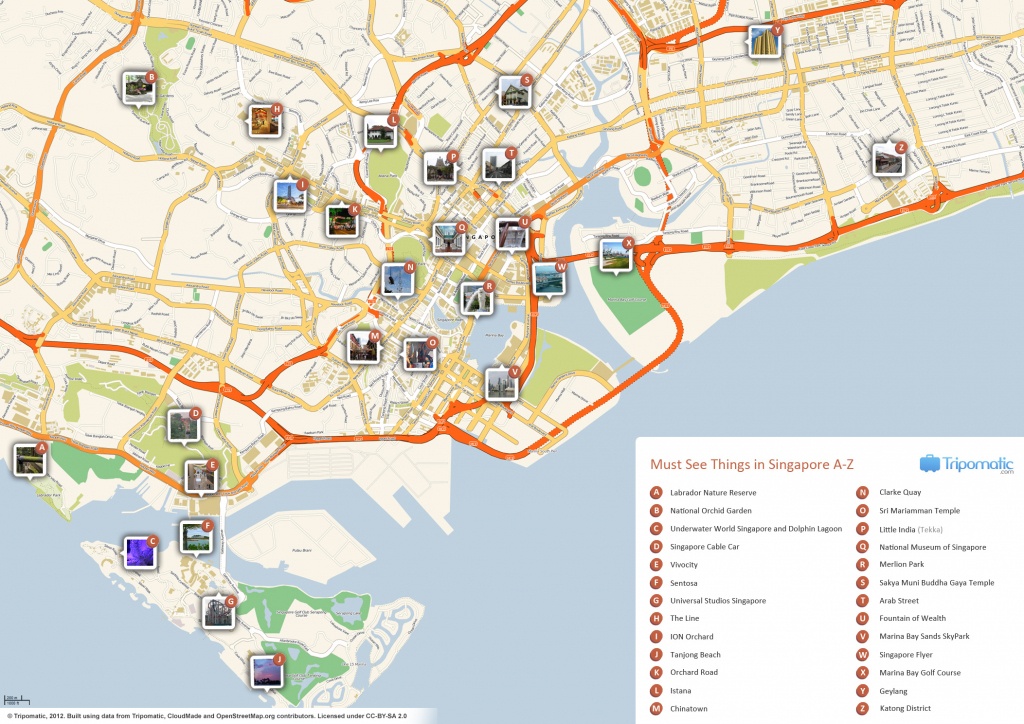 File:singapore Printable Tourist Attractions Map - Wikimedia Commons - Singapore City Map Printable