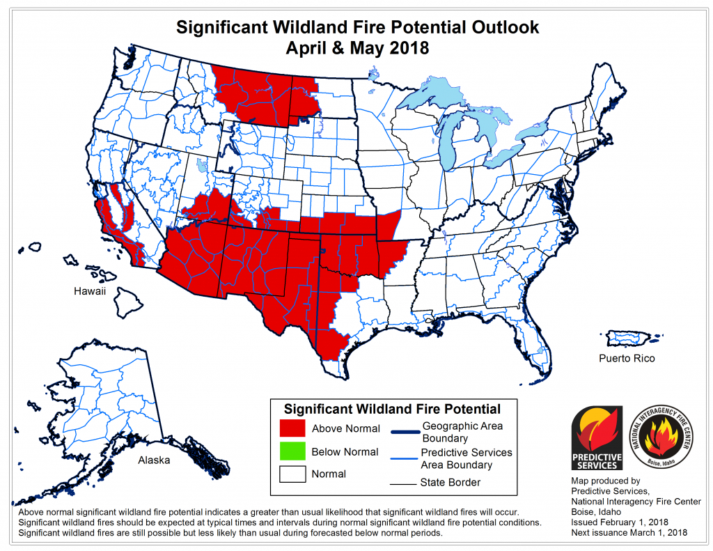 Fire Weather - Current Texas Wildfires Map