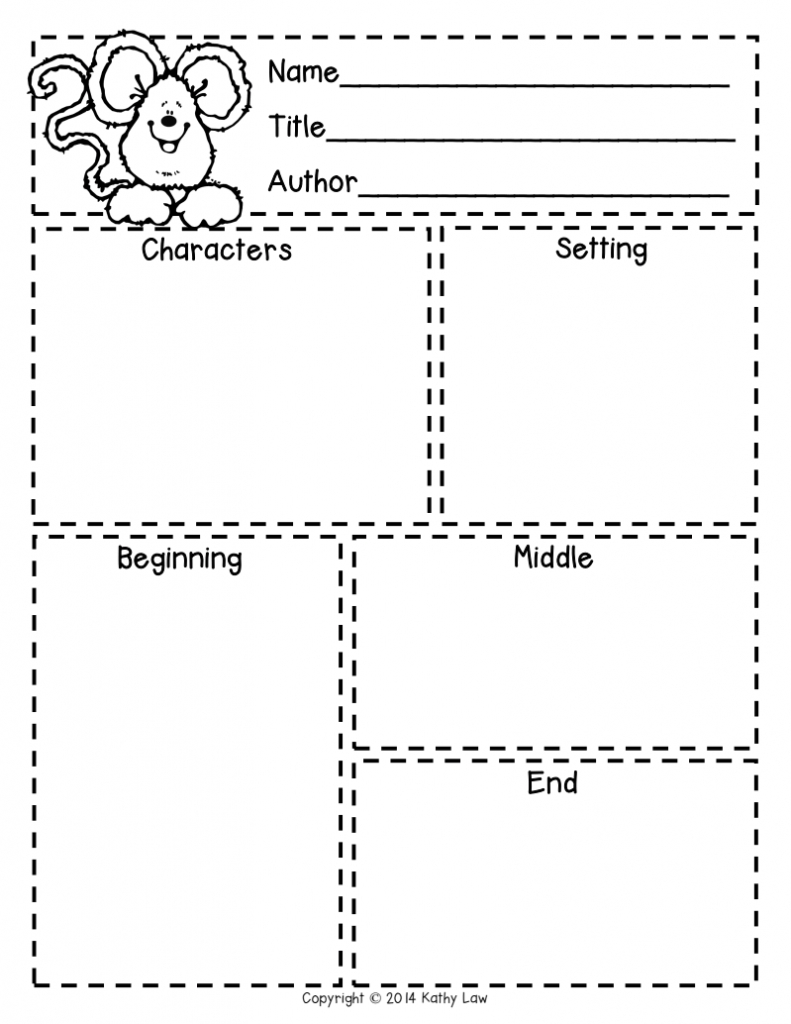 First Grade A La Carte: Story Elements Freebie | Reading In - Printable Story Map For Kindergarten