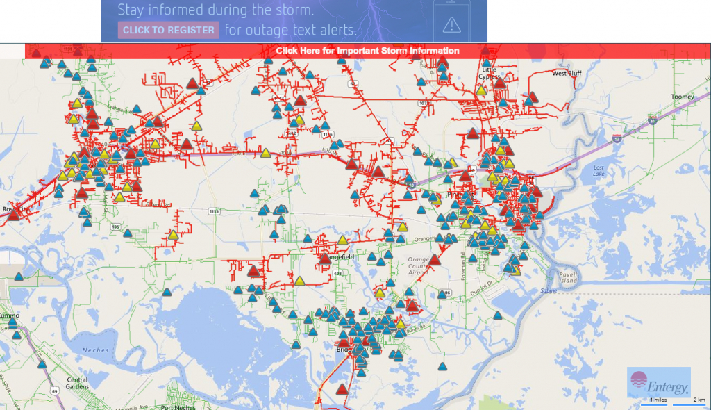 Flooding Slows Entergy Crews Turning On Power - Therecordlive - Entergy Texas Outage Map