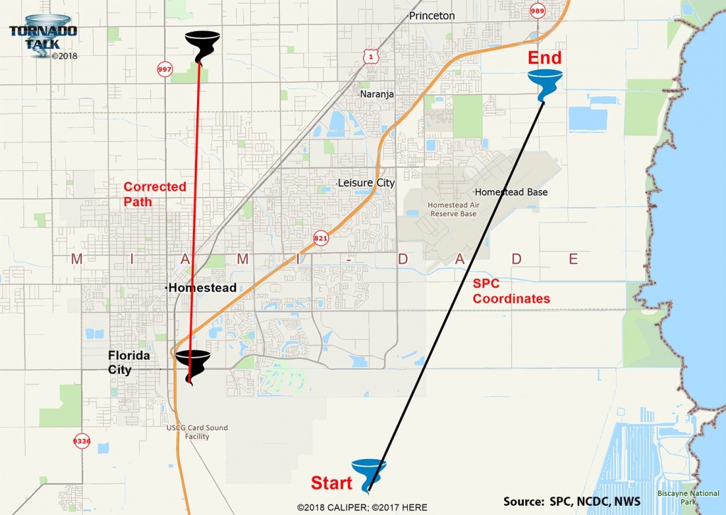 Florida City-Homestead, Fl F2 Tornado – December 20, 1973 – Tornado Talk - Homestead Florida Map