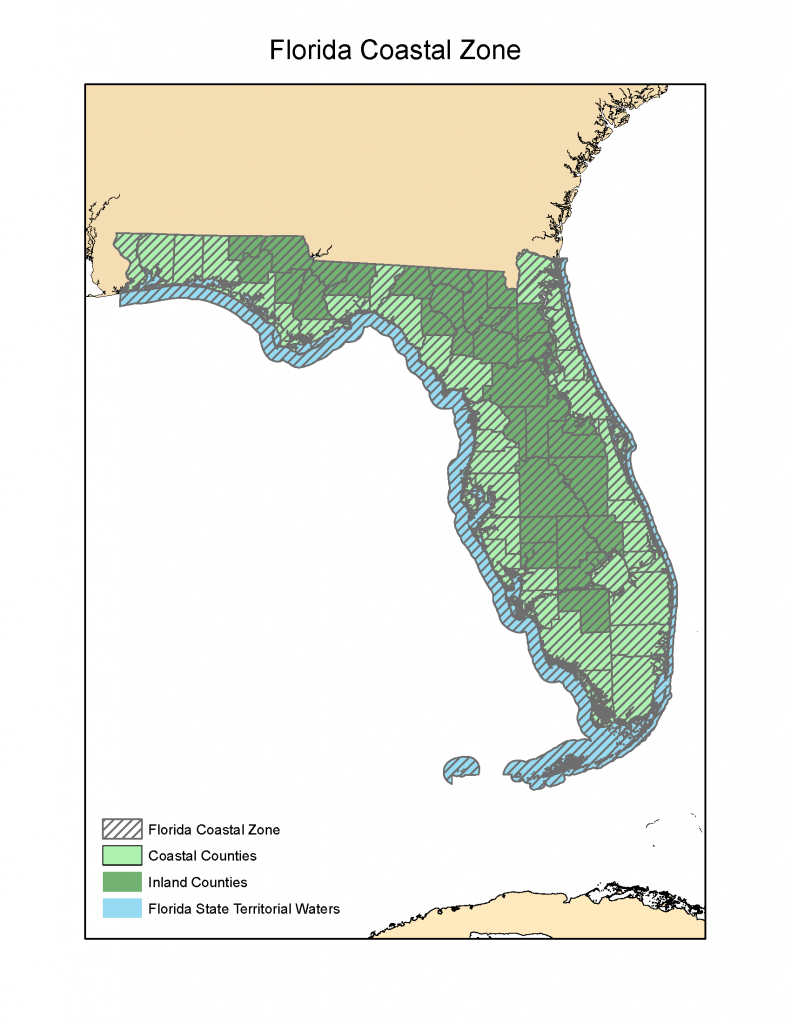 Florida Coastal Zone Map | Florida Department Of Environmental - Florida Zone Map