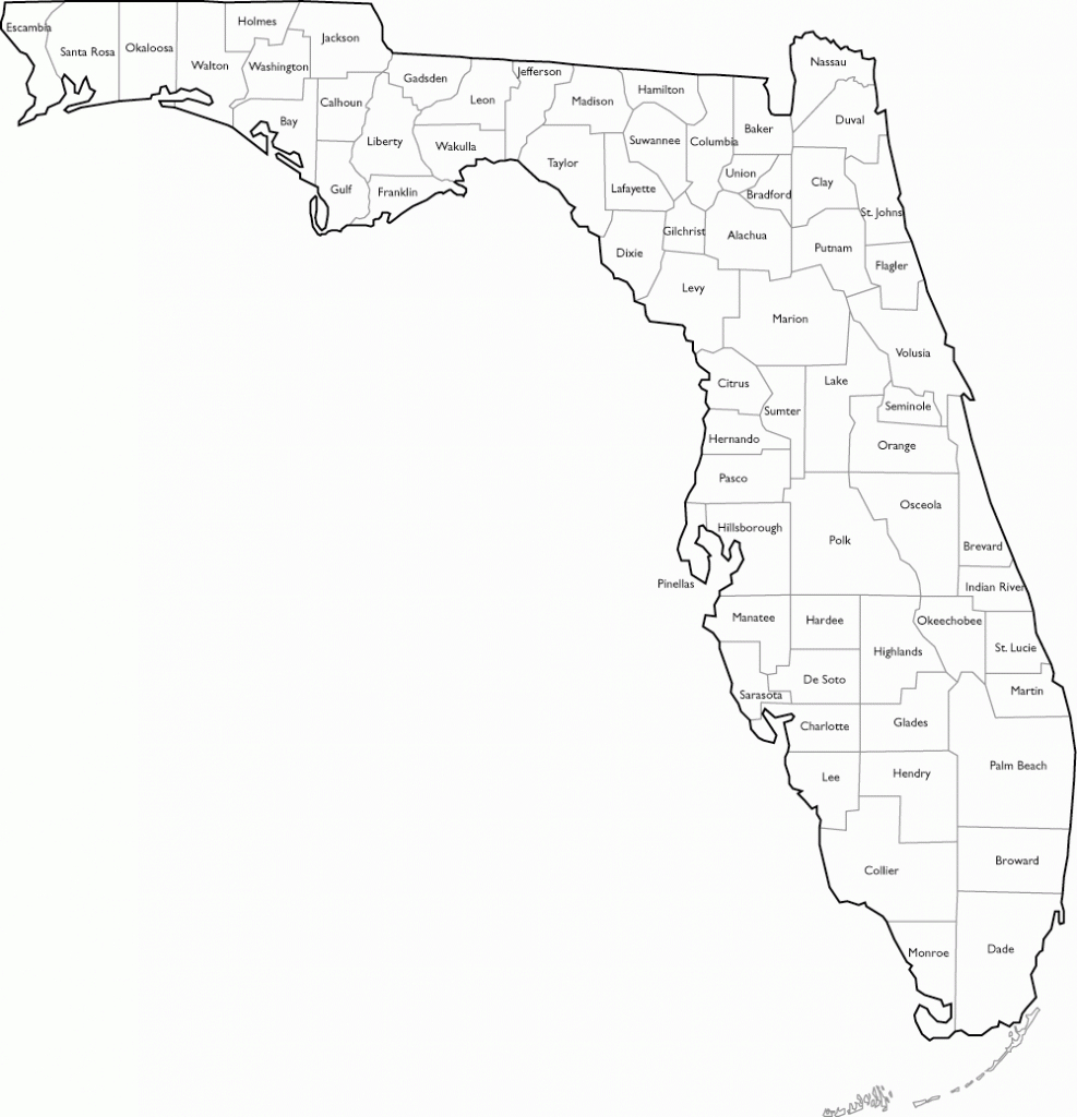 Central Florida County Map | Printable Maps