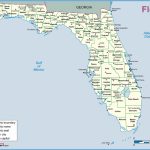 Florida County Outline Wall Map   Maps   Florida Wall Map