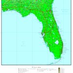 Florida Elevation Map   Florida Elevation Map By County
